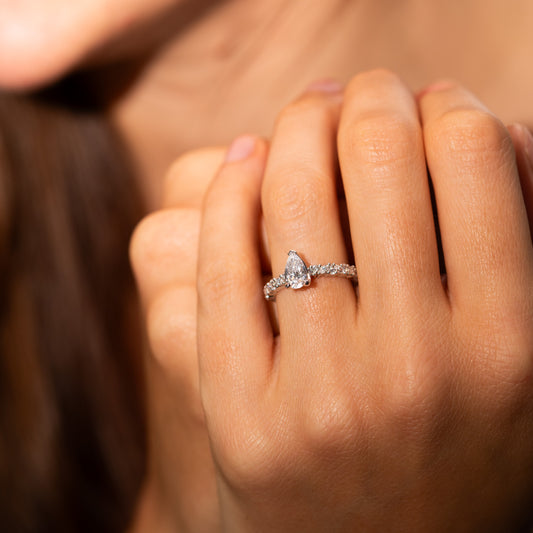 The Adelynn Wedding Ring | Matching Wedding Band Bridal Set