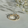 The Bryher Ring | VS1 D-E Lab Diamonds. 100% Recycled 9k Gold Stacking
