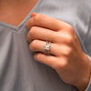 The Carina Ring | Lab Diamond Modern Station Set Band