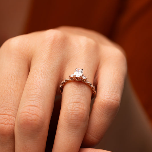 The Eloise Wedding Ring | Matching Wedding Band Bridal Set
