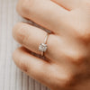 The Frankie Ring | 0.65ct VS1 Lab Diamond Round Four Claw Engagement Solitaire 18k White Gold