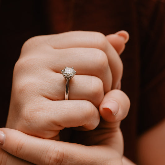 The Harriet Ring | 2.01ct D-E VVS1 Tiffany Solitaire 950 Platinum