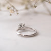 The Frankie Ring | 0.65ct VS1 Lab Diamond Round Four Claw Engagement Solitaire 18k White Gold