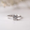 The Frankie Ring | 0.65ct VS1 Lab Diamond Round Four Claw Engagement Solitaire 18k White Gold