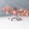 The Amira Ring | Lab Diamond Marquise Cut Tiara Band