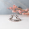 The Amira Ring | Lab Diamond Marquise Cut Tiara Band