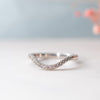 The Helena Ring | Lab Diamond Dipped Pavé Bridal Band