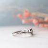 The Inara Ring | Lab Diamond Wave Curved Band
