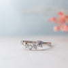 The Inara Ring | Lab Diamond Wave Curved Band