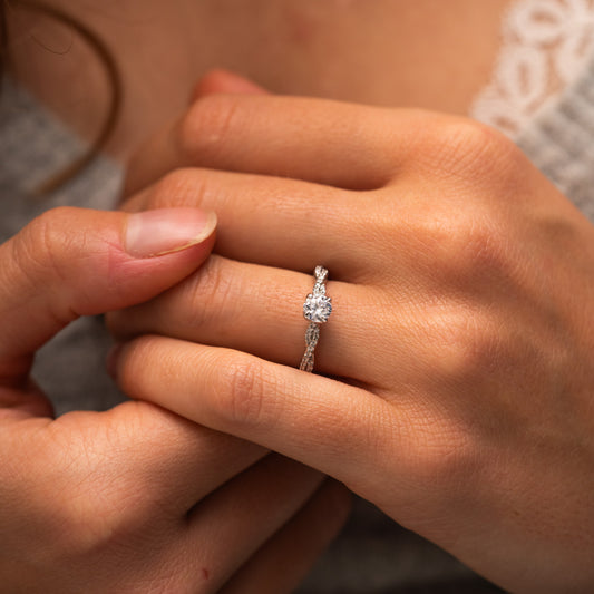The Katie Wedding Ring | Matching Wedding Band Bridal Set