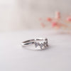 The Kira Ring | Lab Diamond Shaped Tiara Stacking Band