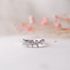 The Kira Ring | Lab Diamond Shaped Tiara Stacking Band