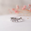 The Kira Ring | Lab Diamond Shaped Tiara Stacking Band
