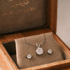 The Martini Earrings | 1.0ct Round Brilliant Solitaire 9k White Gold Studs