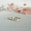 The Morvoren Ring | VS1 D-E Lab Diamonds. Ethical Gemstone. 100% Recycled 9k Gold Accented