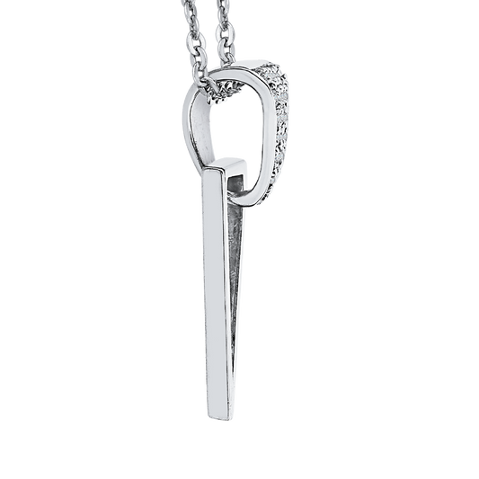 The Calix Pendant | Lab Diamond Modern Geometric Triangle