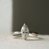 The Rosemont Ring | 1.02ct E VVS1 Marquise Engagement Solitaire 950 Platinum