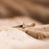 The Sia Ring | Trillion Lab Grown Diamond Minimalist Solitaire