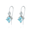 The Veryan Earrings | VS1 D-E Lab Diamonds. Ethical Gemstones. 100% Recycled 9k Gold Drop