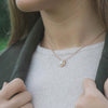 The Carrie Pendant | 1.25ct D-E VVS1 Oval Cut Halo 18k Rose Gold