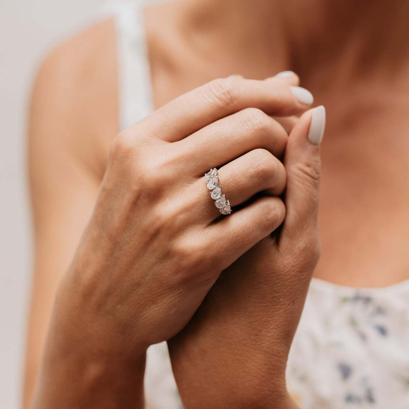 The Simone | Pear Lab Diamond Cocktail Statement Ring