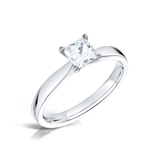 The Paris Ring | Princess Lab Diamond Modern Engagement Solitaire