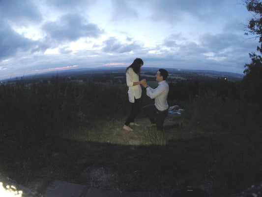 Matt and Amy - a bespoke ring for a choosy girl