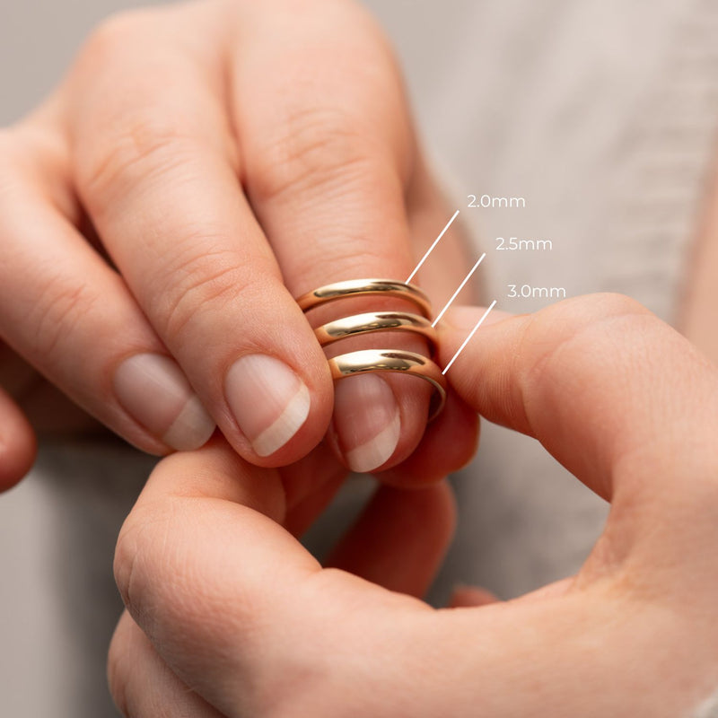 Classic Court | 2 - 8mm Plain Wedding Bands