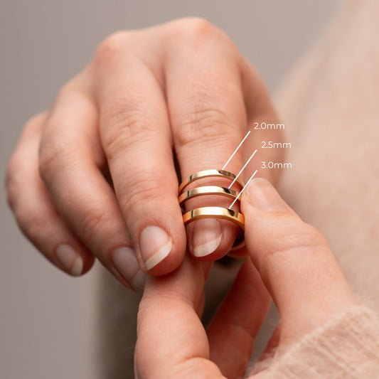 Flat Court | 2.0mm Wedding Band