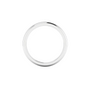 Flush Fit Wedding Band | Slight Court With Flat Edge 2.0mm