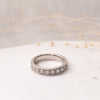 The Charity Ring | Lab Diamond Grain Set Classic Wedding