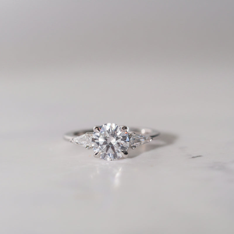 The Adele Trilogy Ring with ethically sourced lab grown diamonds
