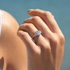 The Adriana Ring | 2.71ct VVS Emerald & Baguette Lab Diamond Art Deco 950 Platinum