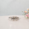 The Adriana Ring | 2.71ct VVS Emerald & Baguette Lab Diamond Art Deco 950 Platinum