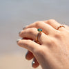 The Alice Ring | 1.50 ct Chatham® Oval Lab Grown Paraiba Spinel Four Claw Solitaire