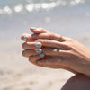 The Alice Ring | 1.50 ct Chatham® Oval Lab Grown Paraiba Spinel Four Claw Solitaire