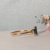 The Alice Ring | 1.50 ct Chatham® Oval Lab Grown Paraiba Spinel Four Claw Solitaire
