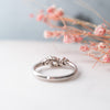 The Amara Ring | Lab Diamond Graduated Wave Cluster Ring