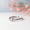 The Amara Ring | Lab Diamond Graduated Wave Cluster Ring