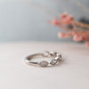 The Anwen Ring | Marquise Lab Diamond Milgrain Stacking Band