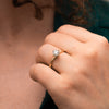 The Aria Ring | Round Lab Diamond Modern Engagement Solitaire