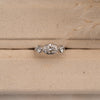 The Jessica Ring | E VS1 2.00ct Three Stone Oval & Round Lab Diamond Trilogy