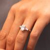 The Aurora Ring | Lab Diamond Oval & Tapered Baguette Cut Engagement Trilogy