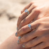 The Veryan Ring | VS1 D-E Lab Diamonds. Ethical Gemstone. 100% Recycled 9k Gold Accented