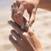 The Veryan Ring | VS1 D-E Lab Diamonds. Ethical Gemstone. 100% Recycled 9k Gold Accented