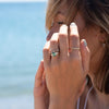 The Rosenwyn Ring | VS1 D-E Lab Diamonds. 100% Recycled 9k Gold Stacking
