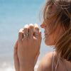 The Bryher Ring | VS1 D-E Lab Diamonds. 100% Recycled 9k Gold Stacking