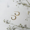 The Bryher Earrings | VS1 D-E Lab Diamonds. 100% Recycled 9k Gold Huggies