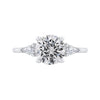 The Miranda Ring | Lab Diamond Round Brilliant & Shield Cut Engagement Trilogy