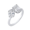 The Oriana Ring | Oval & Emerald Cut Lab Diamond Toi Et Moi Engagement